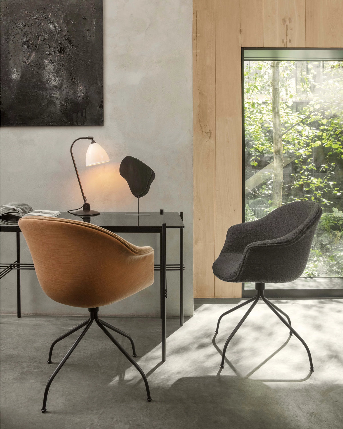 TS Desk by GUBI shown in an interior setting, view 2