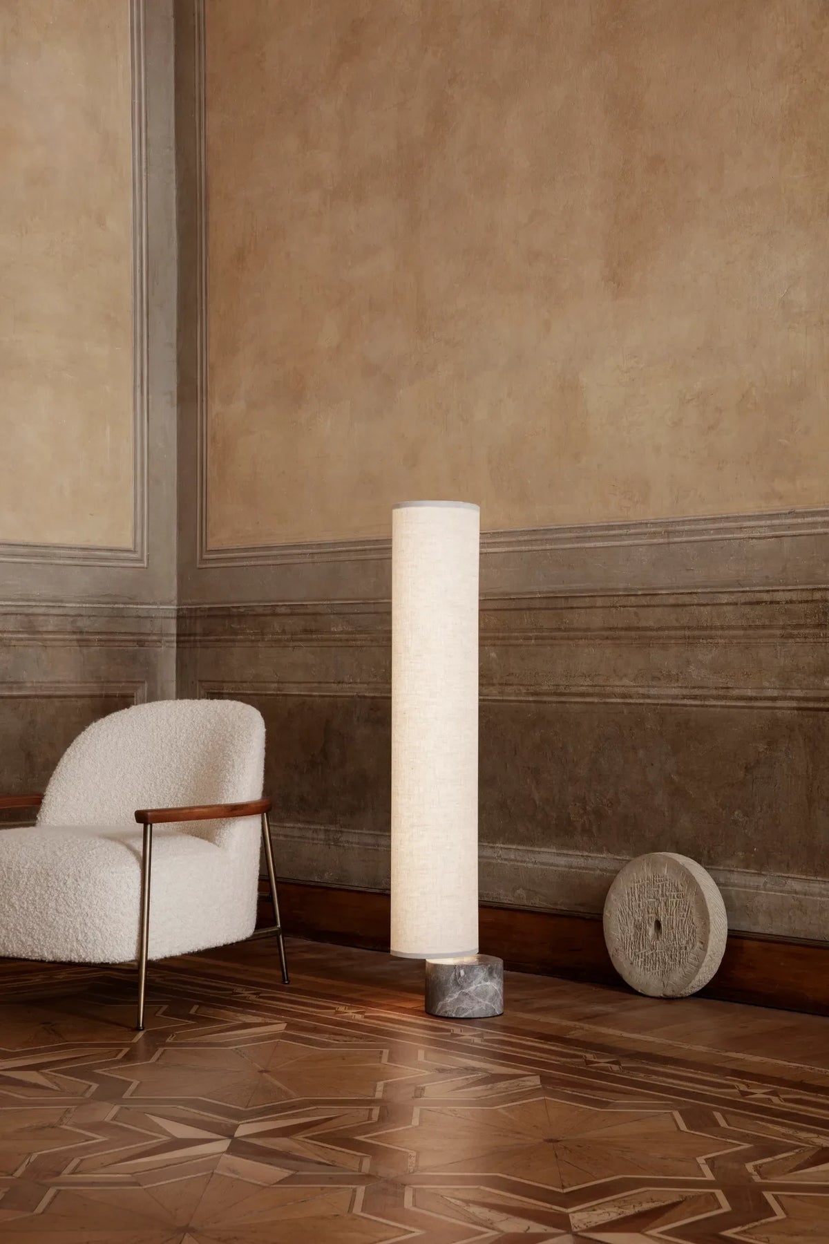 Unbound Floor Lamp by GUBI shown in an interior setting, view 3