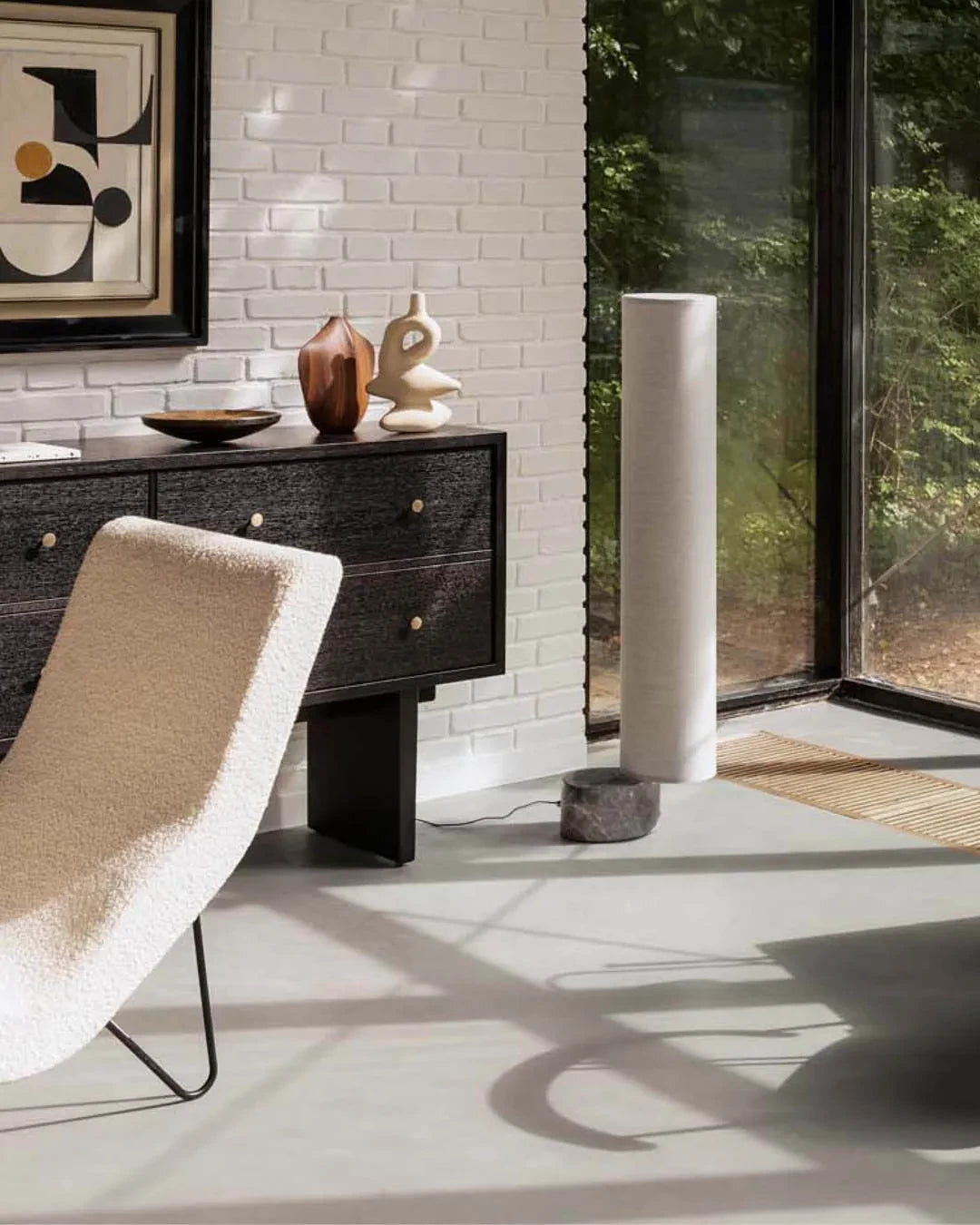 Unbound Floor Lamp by GUBI shown in an interior setting, view 4