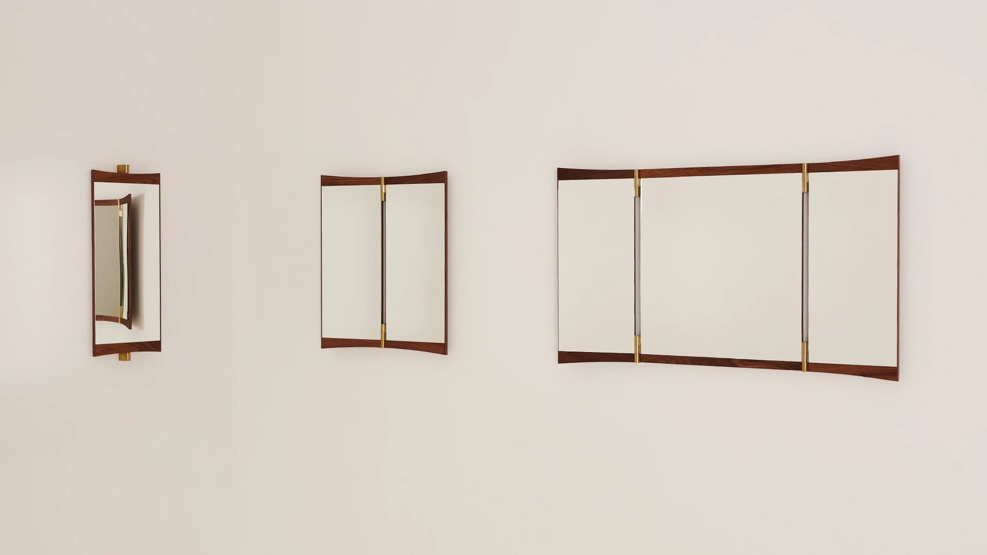 Vanity Mirror 1 by GUBI shown in an interior setting