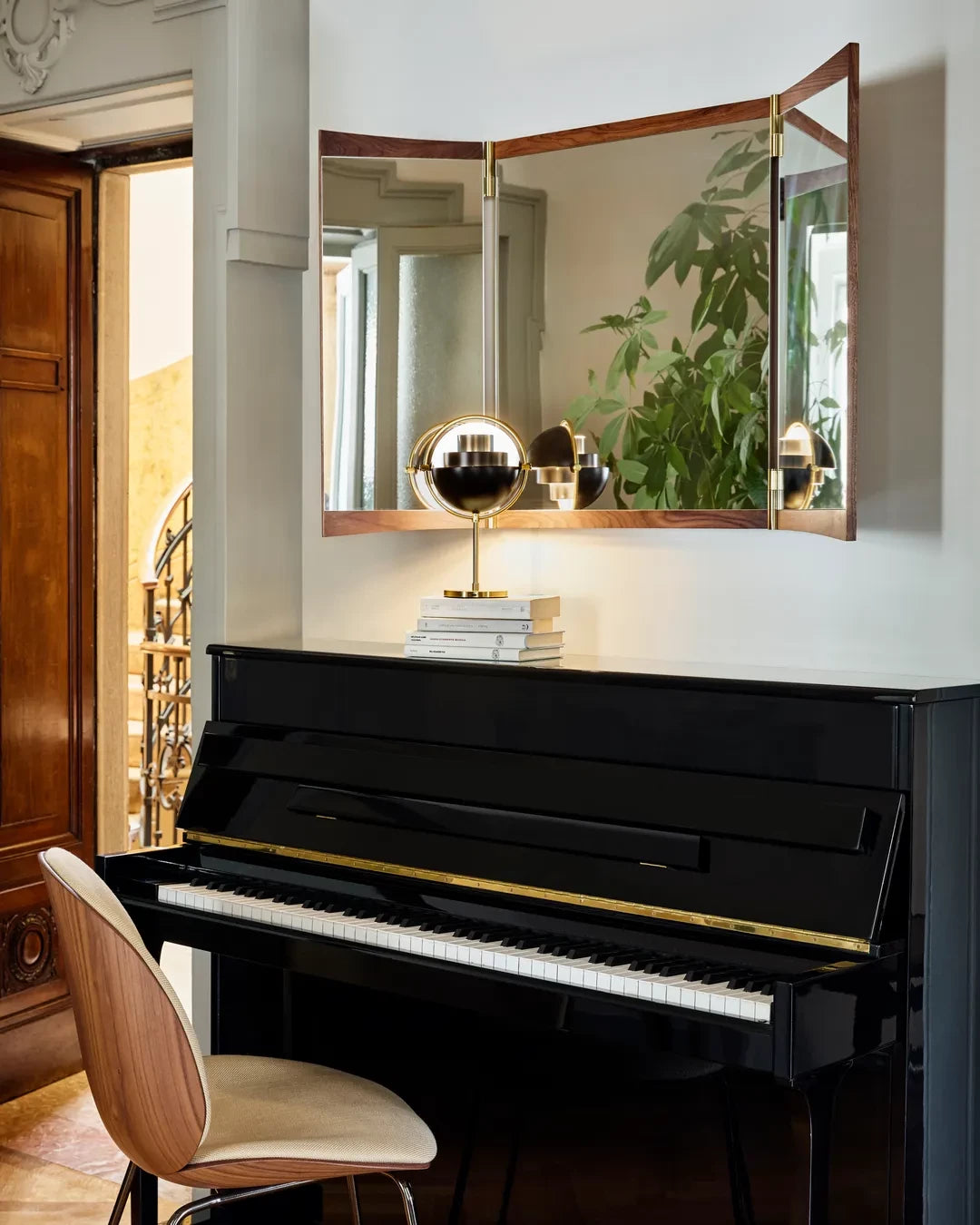 Vanity Mirror 1 by GUBI shown in an interior setting, view 2