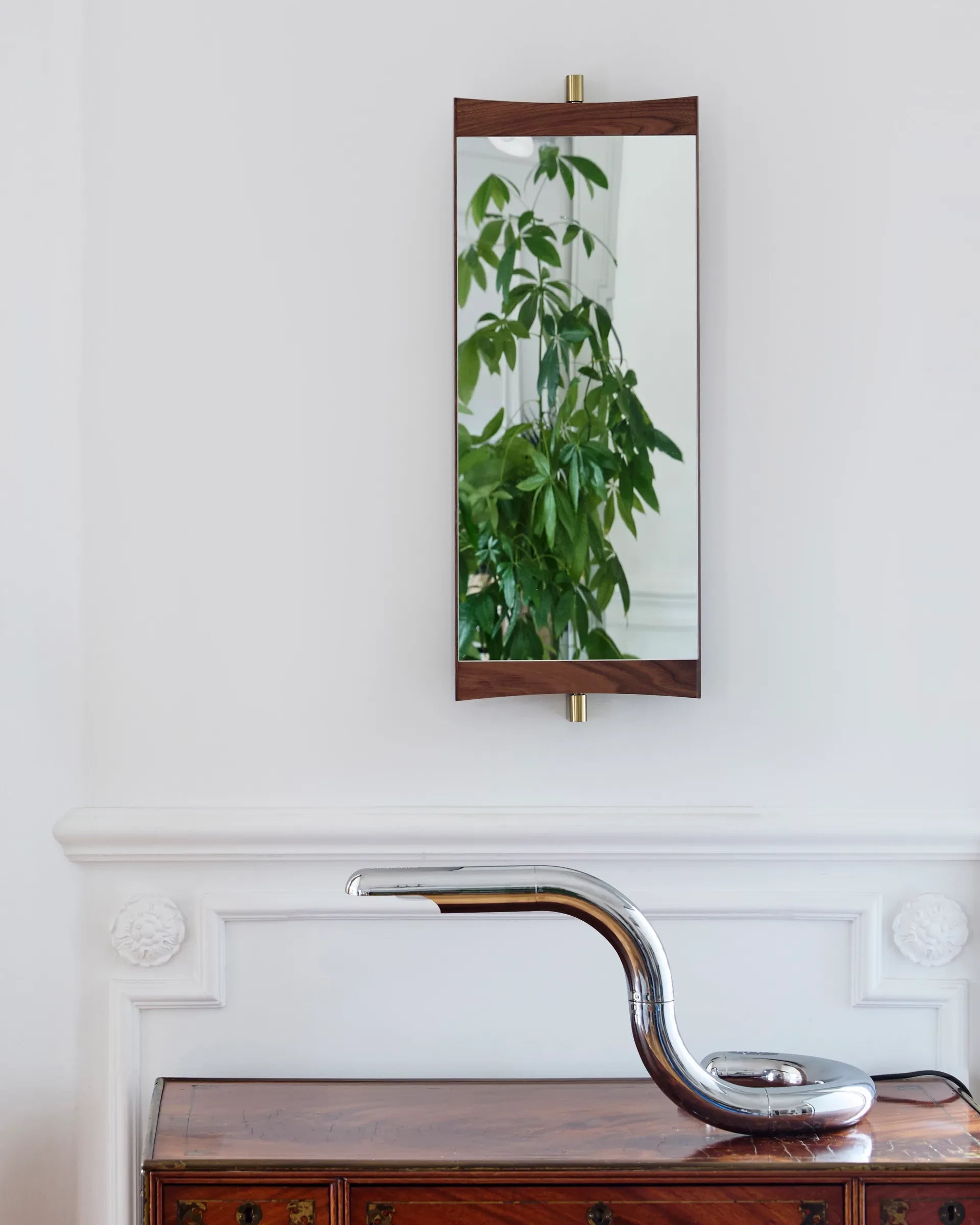 Vanity Mirror 1 by GUBI shown in an interior setting, view 4