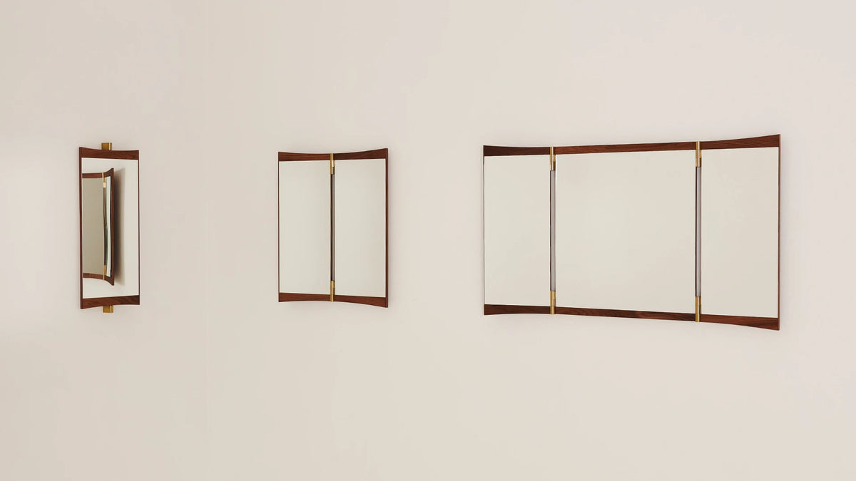 Vanity Mirror 3 by GUBI shown in an interior setting