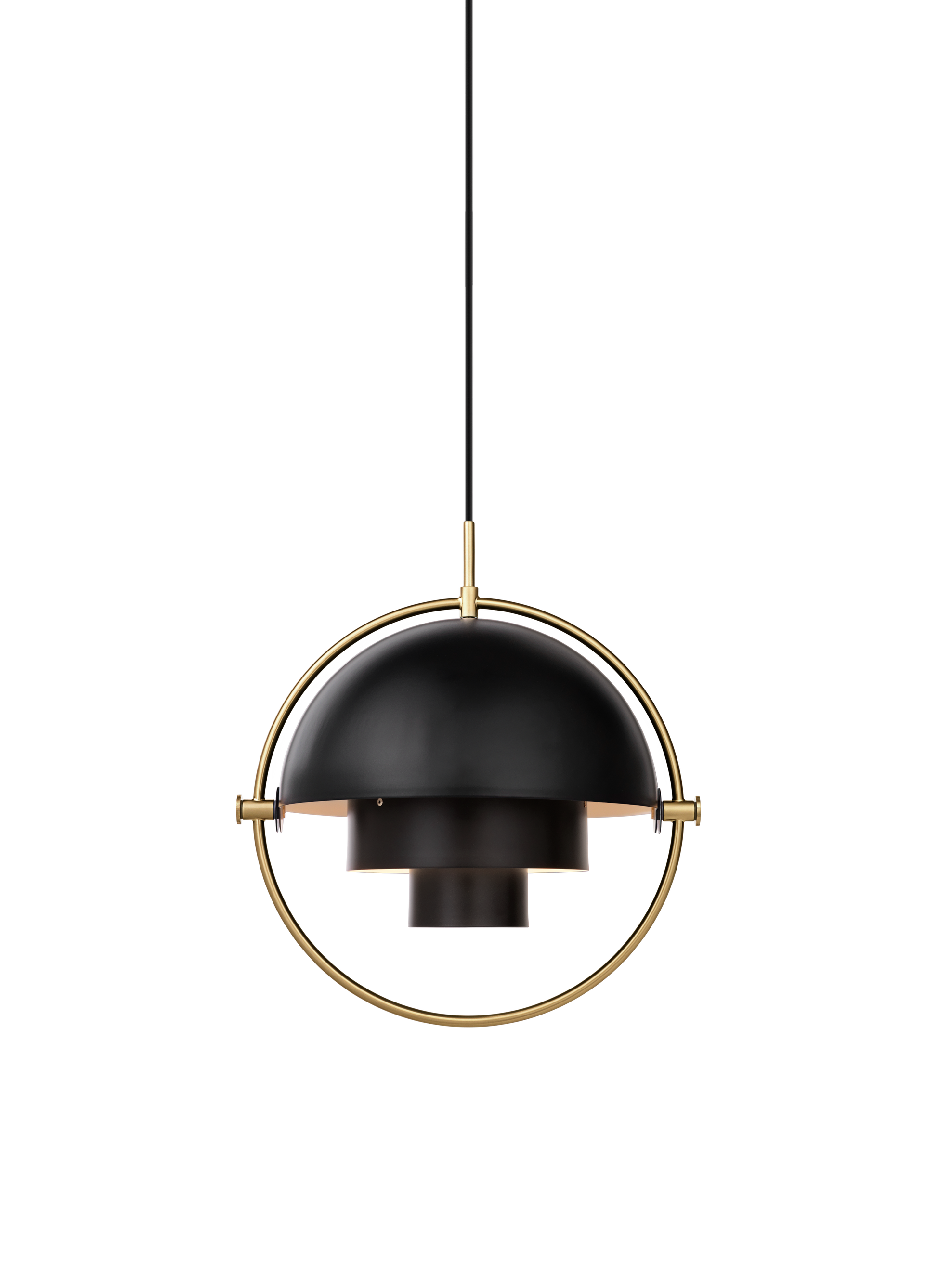 Multi-Lite Pendant — F3Q2 Multi-Lite-Pendant Brass Black On