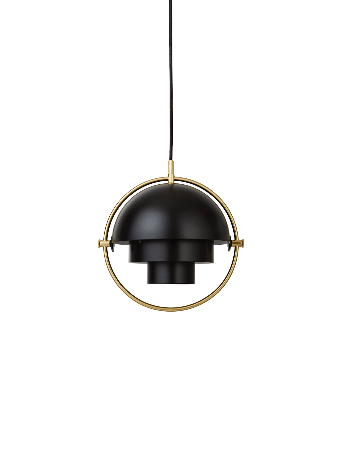 Multi-Lite Pendant — F3Q Multi-Lite-Pendant Brass Black Off FRONT