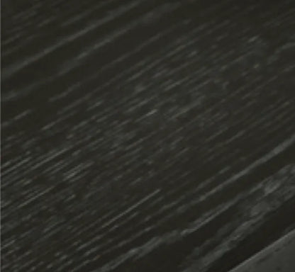 Black-brown stained ash veneer shelf finish for GUBI Keen Shelving System