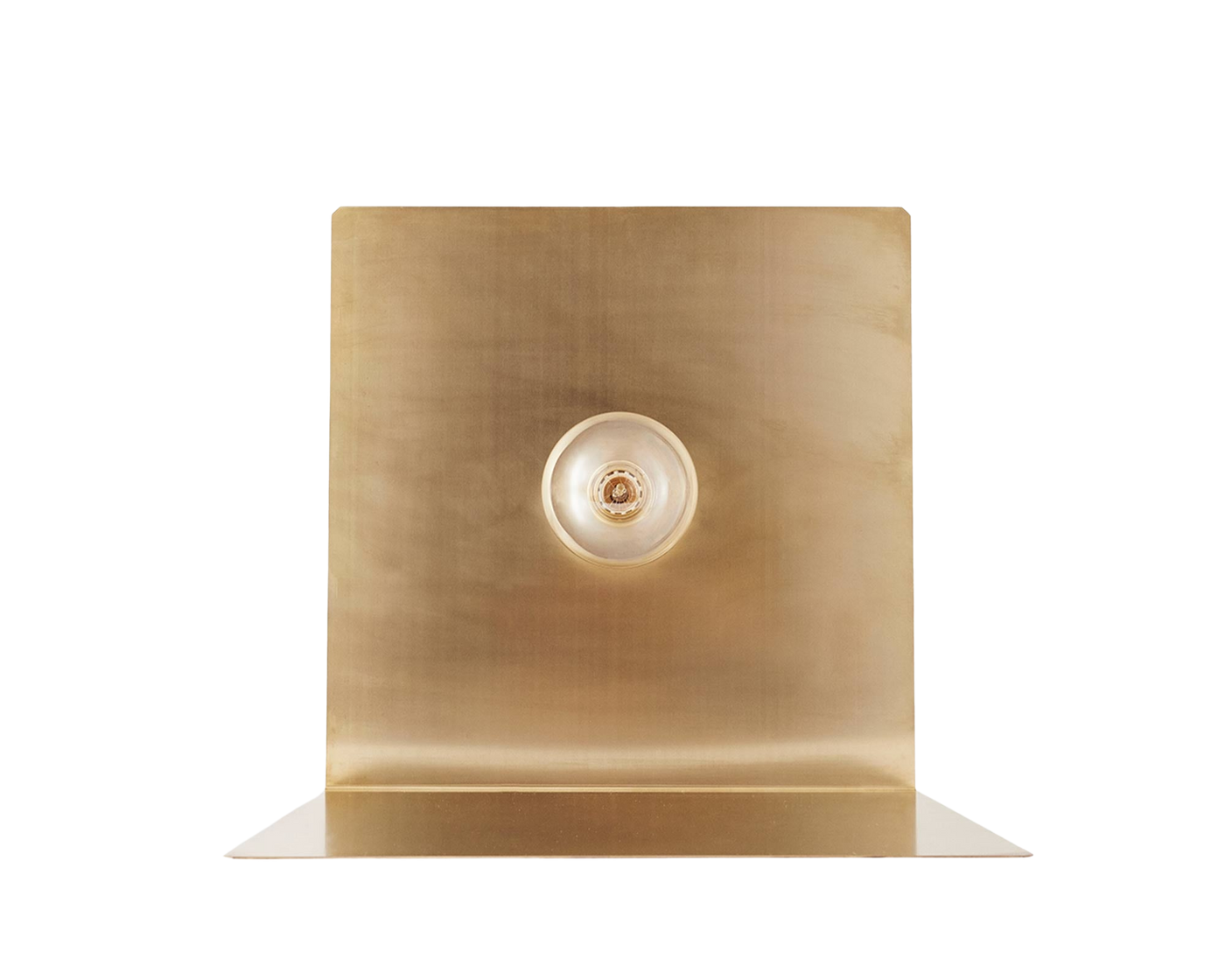 90° Floor Light — Brass — FRAMA