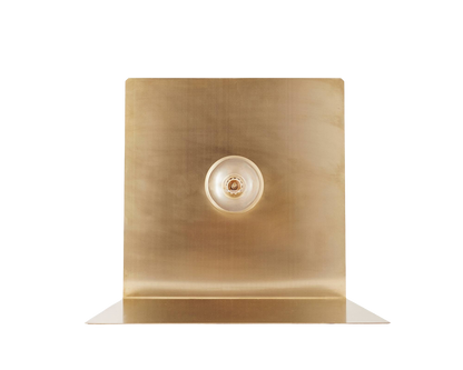 90° Floor Light — Brass — FRAMA