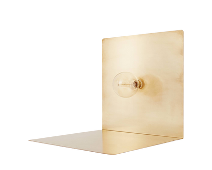 90° Floor Light — Brass — FRAMA