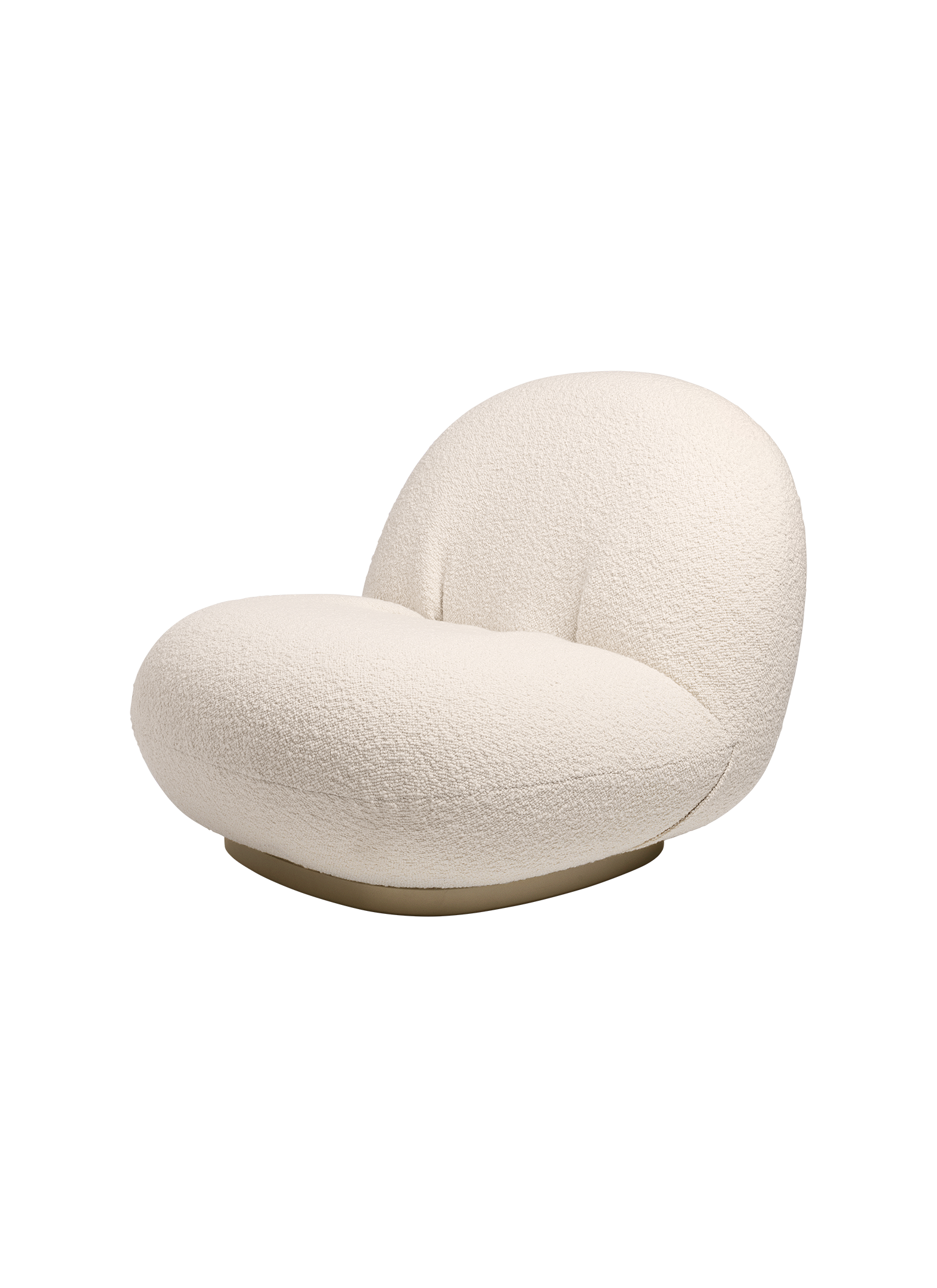 Pacha Lounge Chair — F3Q Pacha LoungeChair Fixed FullyUpholstered PearlGold Dedar Karakorum-001 ItemNr-10062198 F3Q