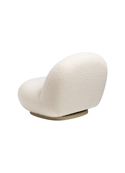 Pacha Lounge Chair — B3Q Pacha LoungeChair Fixed FullyUpholstered PearlGold Dedar Karakorum-001