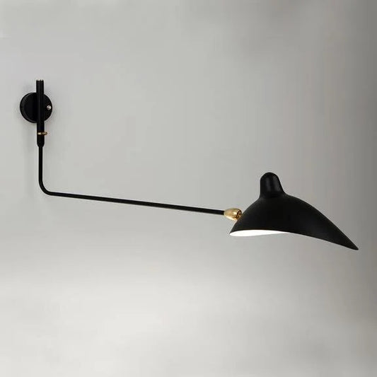 One-Arm Rotating Wall Sconce, Éditions Serge Mouille — source: sergemouille.com