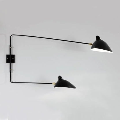 Two-Arm Rotating Wall Sconce, Éditions Serge Mouille — source: sergemouille.com